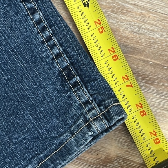 Riders by Lee Curvier Womens 14P Blue Jeans Petite Elastic Waistband - Picture 12 of 16